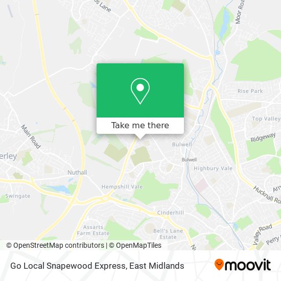 Go Local Snapewood Express map