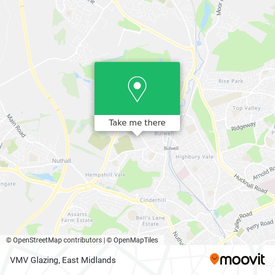 VMV Glazing map