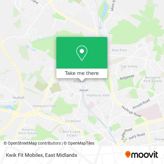 Kwik Fit Mobiles map