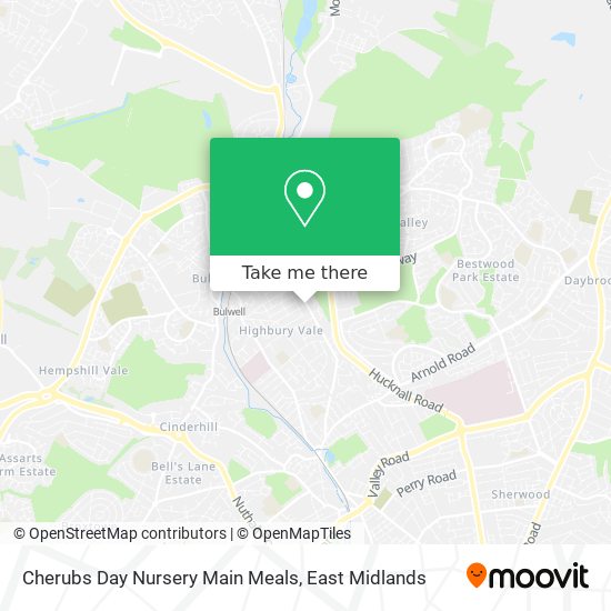 Cherubs Day Nursery Main Meals map