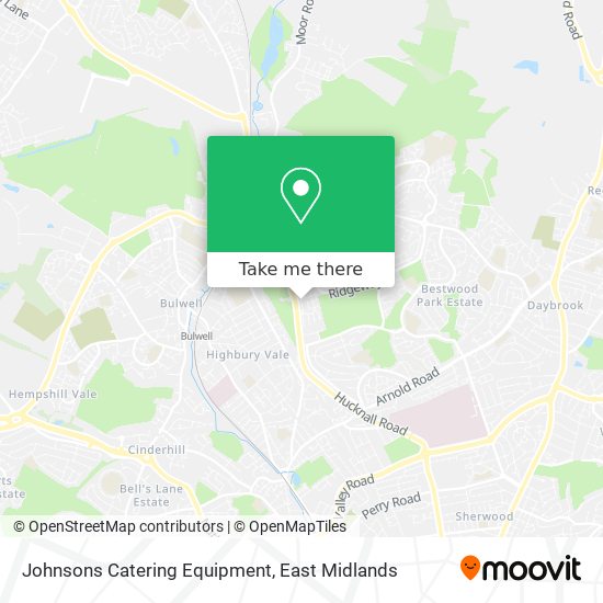 Johnsons Catering Equipment map