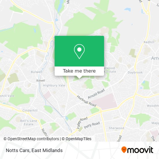 Notts Cars map