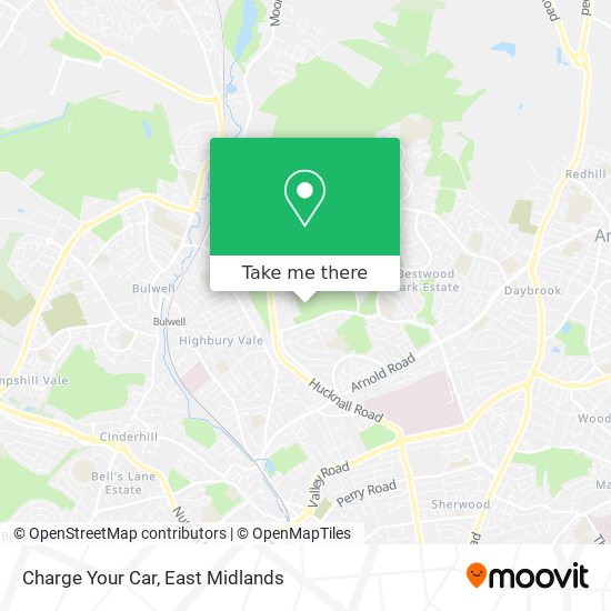 Charge Your Car map