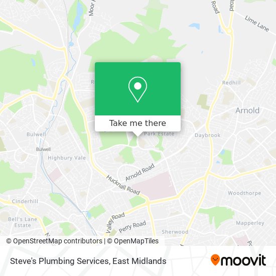 Steve's Plumbing Services map