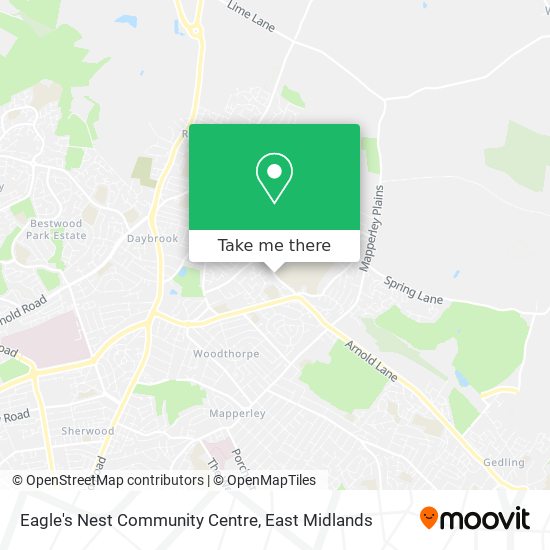 Eagle's Nest Community Centre map