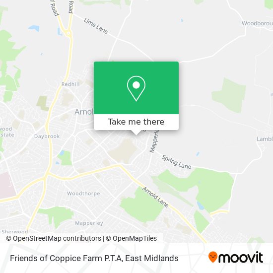 Friends of Coppice Farm P.T.A map