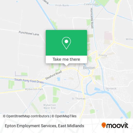 Epton Employment Services map