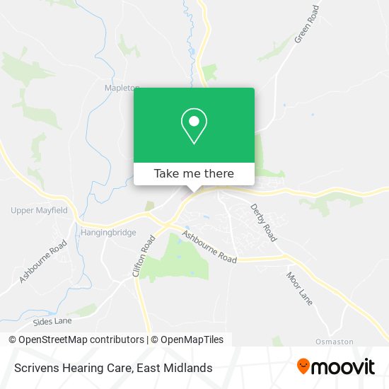 Scrivens Hearing Care map