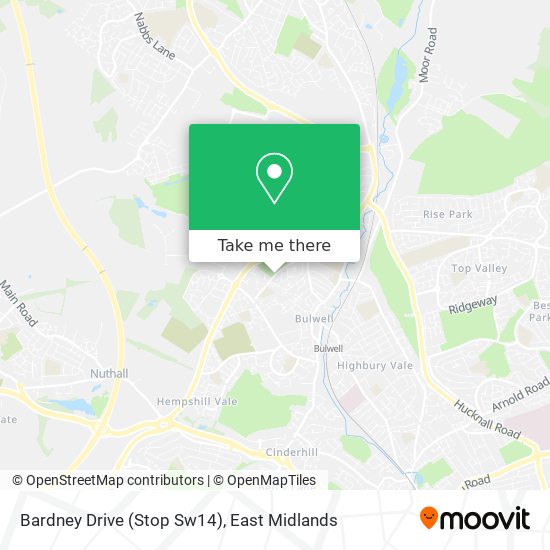 Bardney Drive (Stop Sw14) map