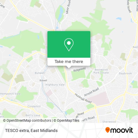 TESCO extra map