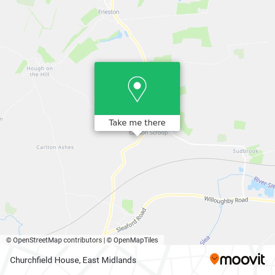 Churchfield House map