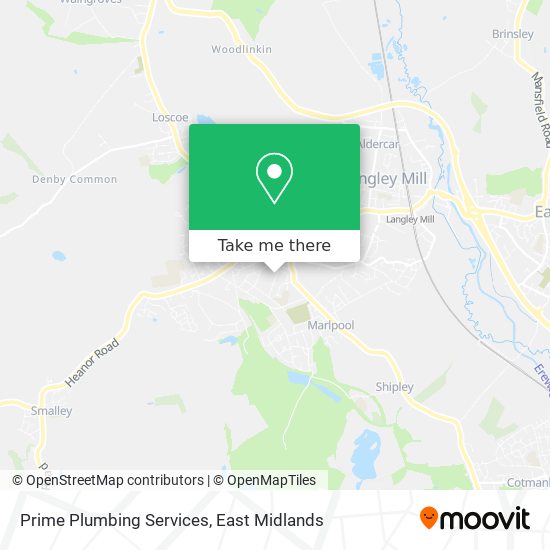 Prime Plumbing Services map