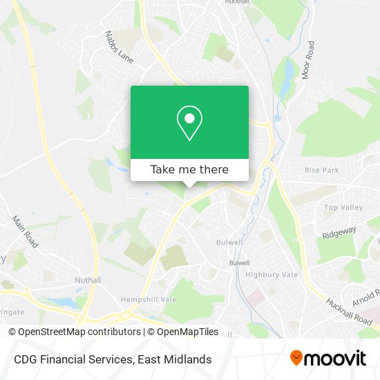 CDG Financial Services map