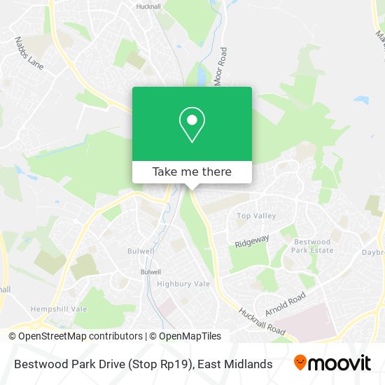 Bestwood Park Drive (Stop Rp19) map