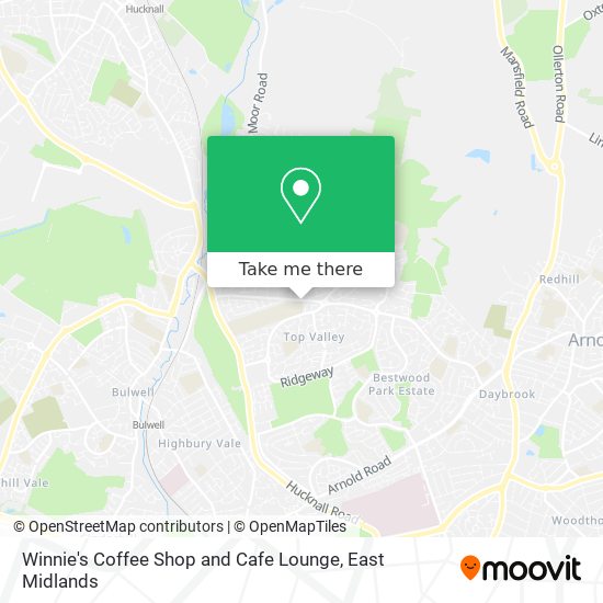 Winnie's Coffee Shop and Cafe Lounge map