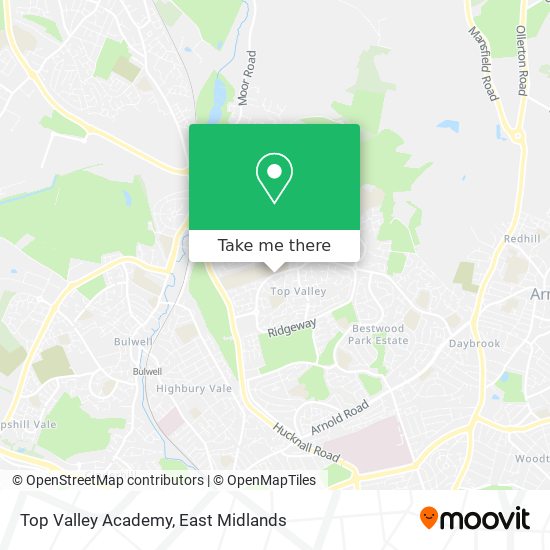 Top Valley Academy map