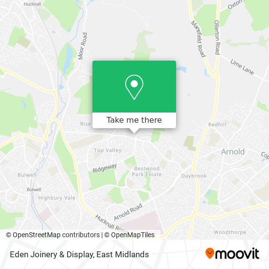 Eden Joinery & Display map