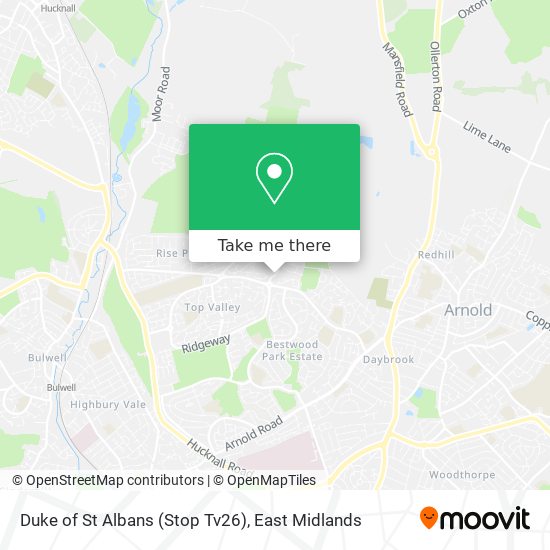 Duke of St Albans (Stop Tv26) map