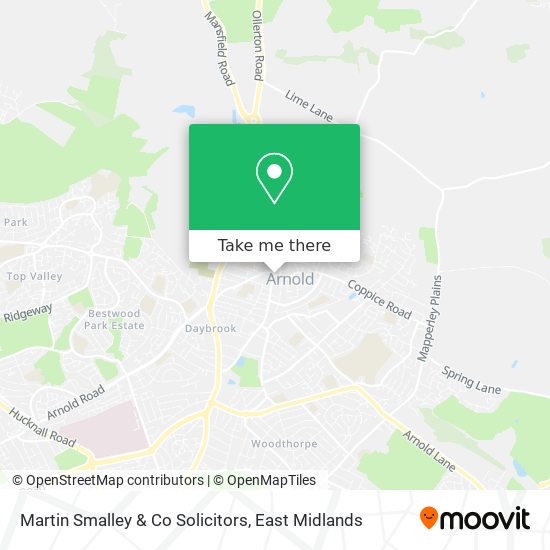 Martin Smalley & Co Solicitors map