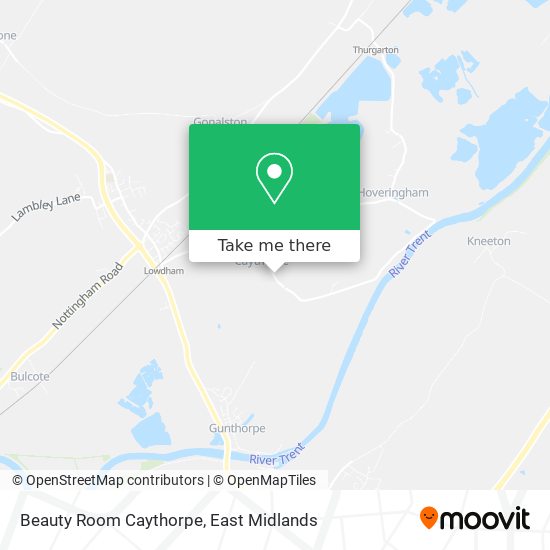 Beauty Room Caythorpe map