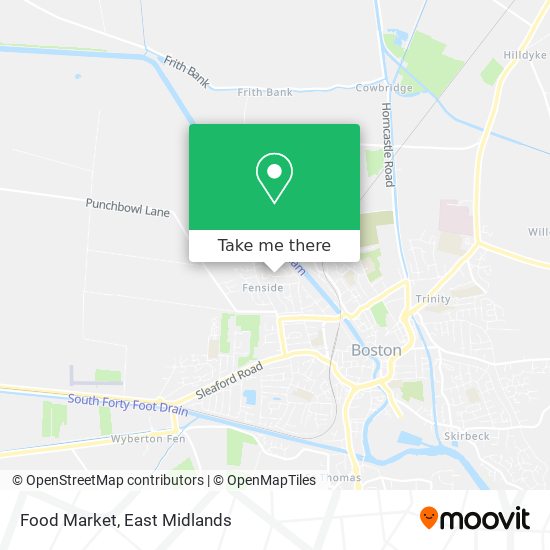 Food Market map