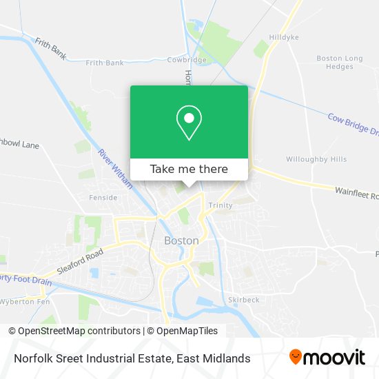 Norfolk Sreet Industrial Estate map