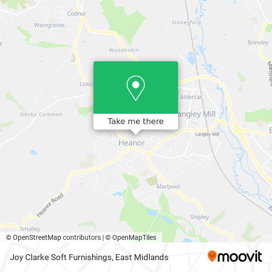 Joy Clarke Soft Furnishings map