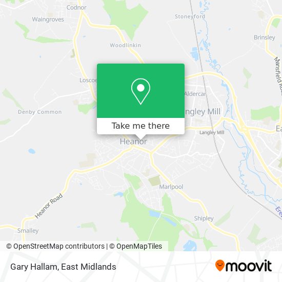 Gary Hallam map