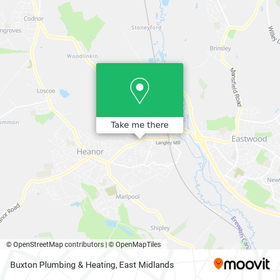 Buxton Plumbing & Heating map