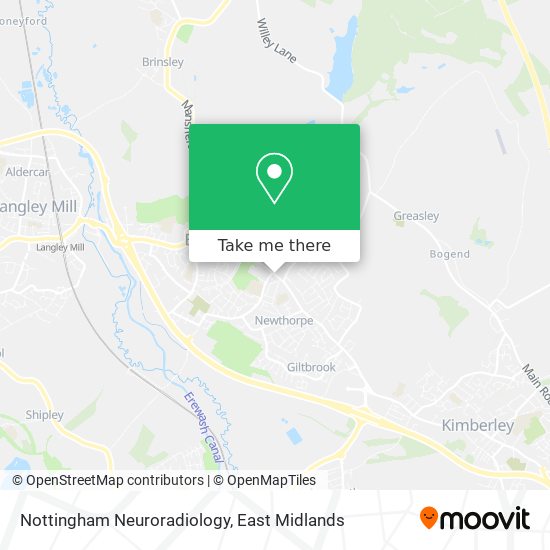 Nottingham Neuroradiology map
