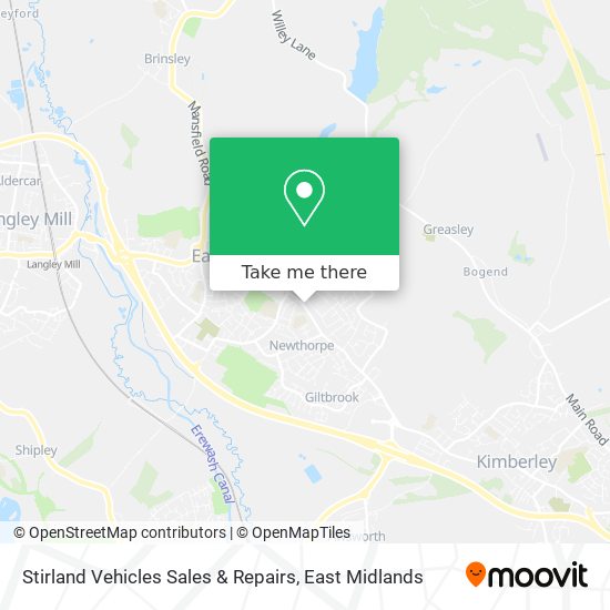 Stirland Vehicles Sales & Repairs map