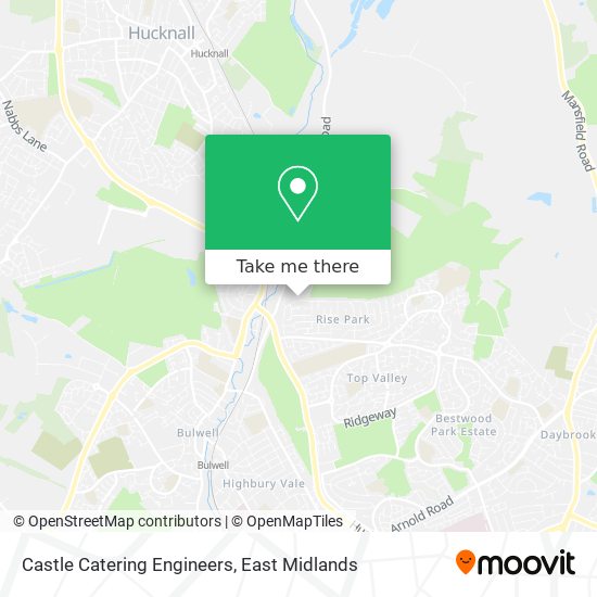 Castle Catering Engineers map