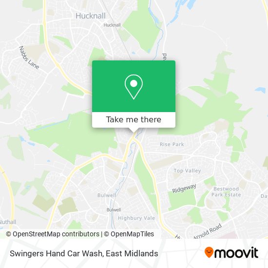 Swingers Hand Car Wash map