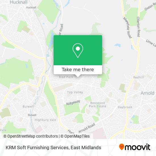 KRM Soft Furnishing Services map