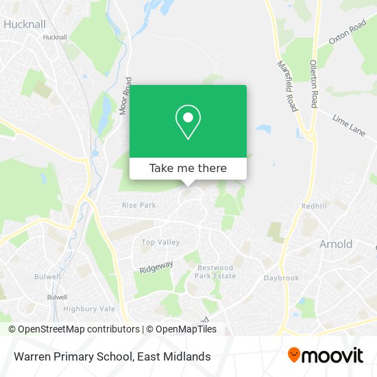 Warren Primary School map