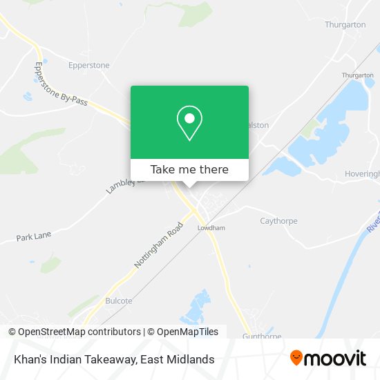 Khan's Indian Takeaway map