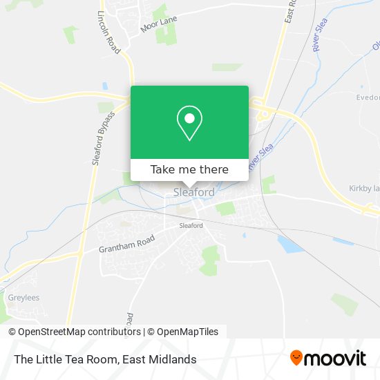 The Little Tea Room map