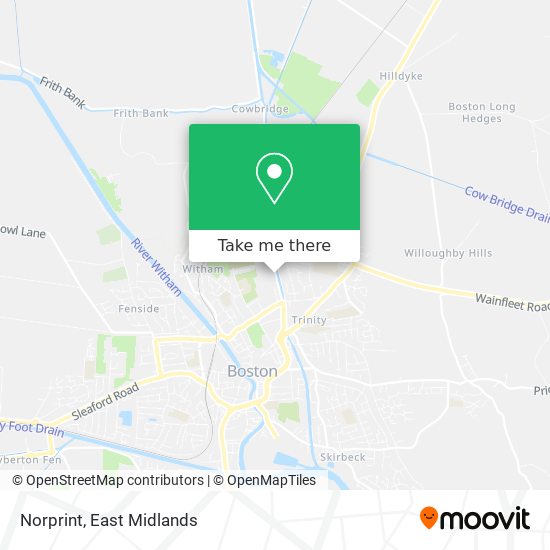 Norprint map