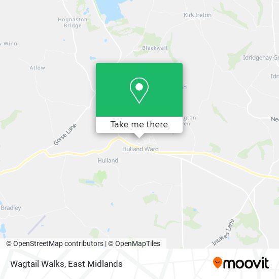 Wagtail Walks map