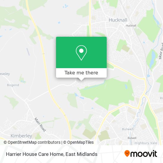 Harrier House Care Home map