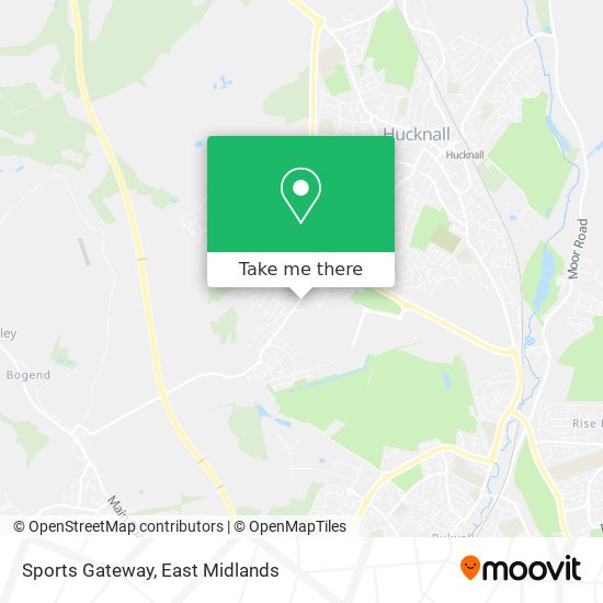 Sports Gateway map