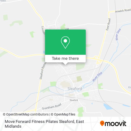 Move Forward Fitness Pilates Sleaford map