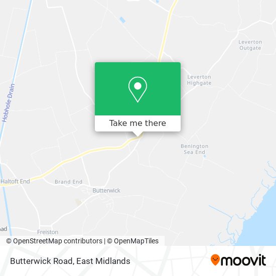 Butterwick Road map