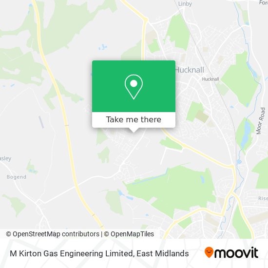 M Kirton Gas Engineering Limited map