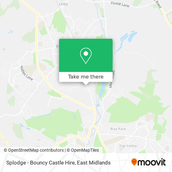 Splodge - Bouncy Castle Hire map