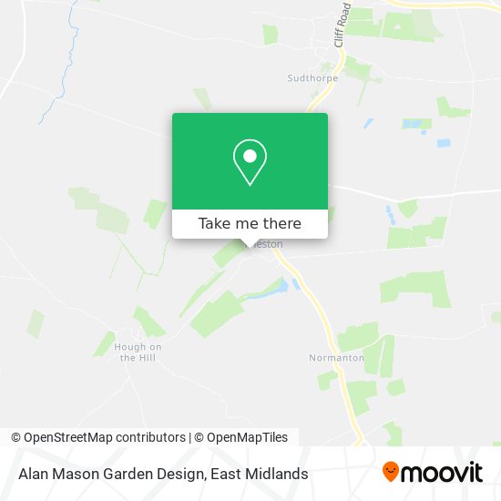 Alan Mason Garden Design map