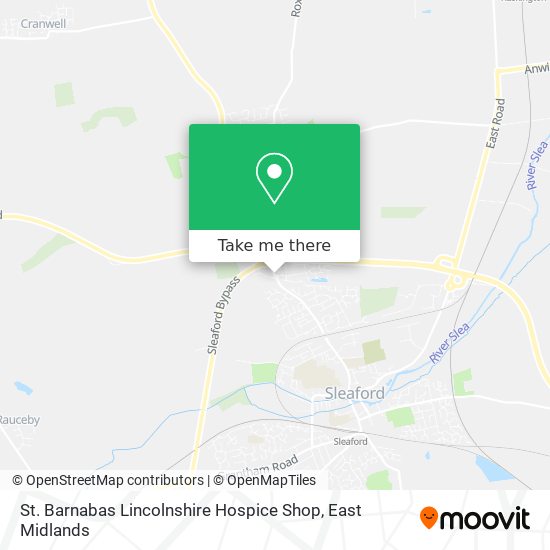 St. Barnabas Lincolnshire Hospice Shop map