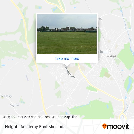 Holgate Academy map