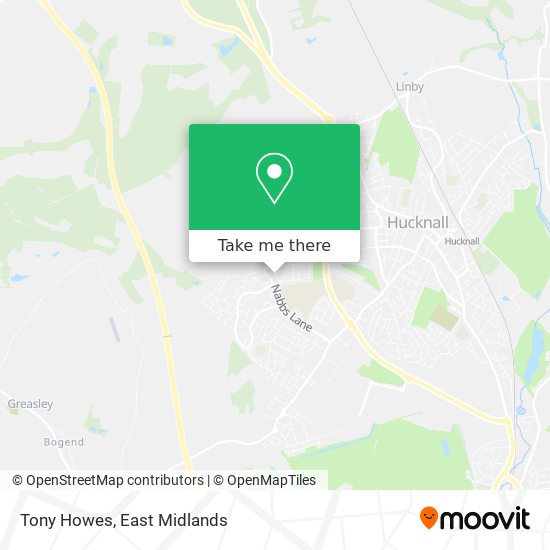 Tony Howes map