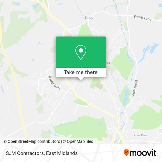 SJM Contractors map